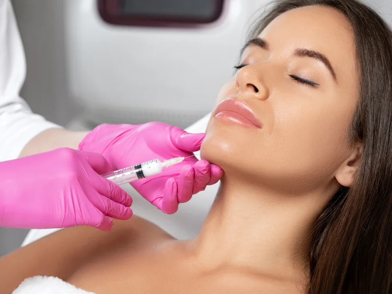 chin filler touch ups